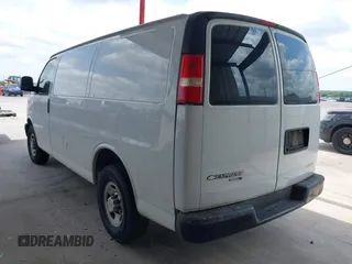 2013 Chevrolet Express Cargo Van with VIN 1GCWGFBAXD1168680, listed as a IAAI auction lot 42113126 with 162,376 mi miles. Bid and sale history available at carsss.com. Image 3.