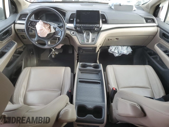 2018 Honda Odyssey EX-L with VIN 5FNRL6H73JB085115, listed as a Copart auction lot 50574975 with 166,626 mi miles and Non Repairable. Bid and sale history available at carsss.com. Image 8.