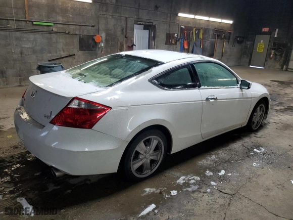 2009 Honda Accord Cpe EX-L with VIN 1HGCS22839A005448, listed as a Copart auction lot 89366605 with NaN miles and Salvage Title. Bid and sale history available at carsss.com. Image 3.