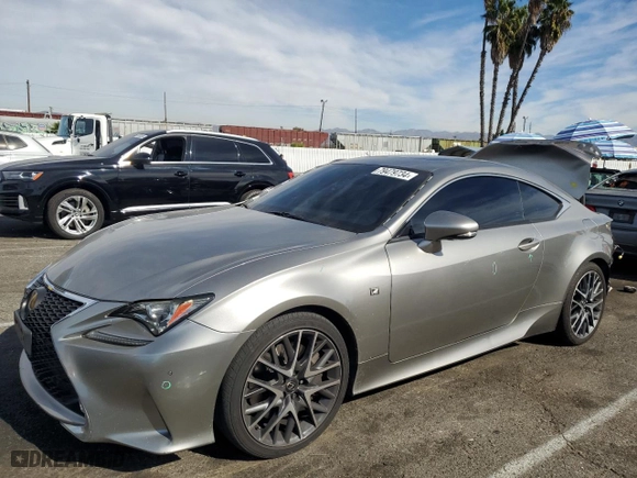 2016 Lexus RC 200t with VIN JTHHA5BC4G5003368, listed as a Copart auction lot 79479734 with 72,748 mi miles and Salvage Title. Bid and sale history available at carsss.com. Image 1.