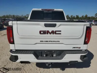 2022 GMC Sierra 1500 Limited AT4 with VIN 1GTP9EEL4NZ163676, listed as a Copart auction lot 76109224 with 55,694 mi miles and Salvage Title. Bid and sale history available at carsss.com. Image 6.