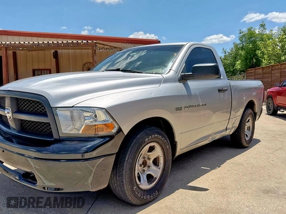 2012 Ram 1500 Express with VIN 3C6JD6AT9CG280092, listed as a Copart auction lot 63375375 with 222,501 mi miles and Clean title. Bid and sale history available at DreamBid. Image 2.