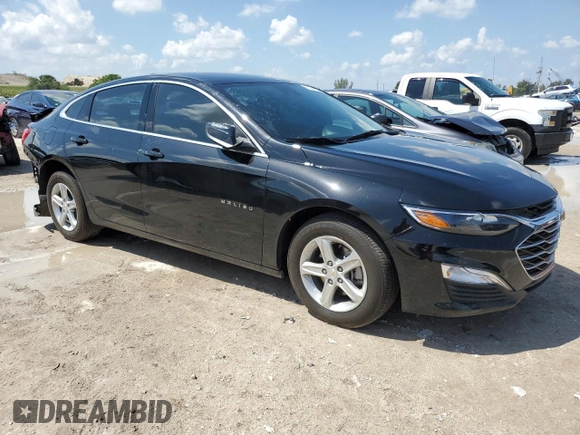 2024 Chevrolet Malibu LS with VIN 1G1ZB5ST7RF201399, listed as a Copart auction lot 50588735 with 12,762 mi miles and Non Repairable. Bid and sale history available at DreamBid. Image 4.