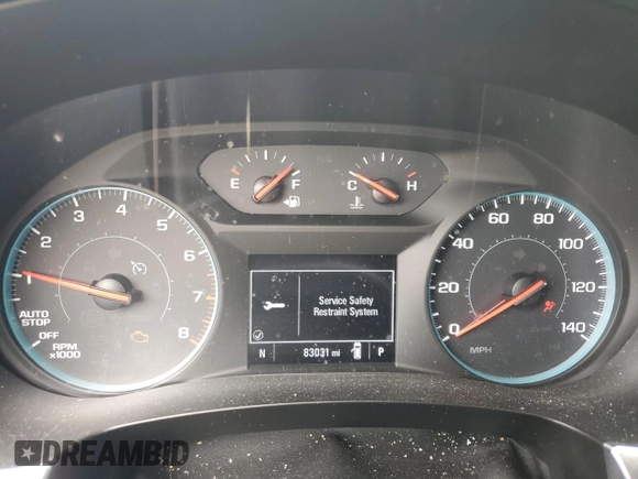 2020 Chevrolet Traverse LS with VIN 1GNERFKW6LJ179750, listed as a Copart auction lot 58975295 with 83,031 mi miles and Salvage title. Bid and sale history available at DreamBid. Image 9.