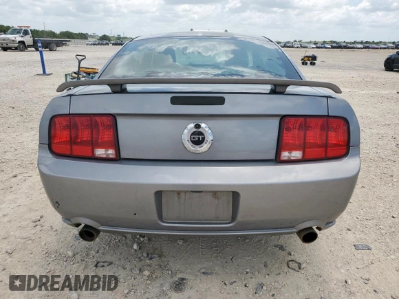 2007 Ford Mustang GT Deluxe with VIN 1ZVFT82HX75230089, listed as a Copart auction lot 61859805 with 209,552 mi miles and Salvage title. Bid and sale history available at DreamBid. Image 6.
