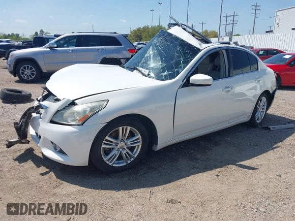2013 Infiniti G37 Journey with VIN JN1CV6AP7DM722113, listed as a IAAI auction lot 41881379 with 120,075 mi miles and . Bid and sale history available at DreamBid. Image 2.