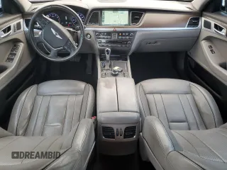 2017 Genesis G80 3.8L with VIN KMHGN4JE3HU172234, listed as a Copart auction lot 74680664 with 101,375 mi miles and Salvage Title. Bid and sale history available at carsss.com. Image 8.