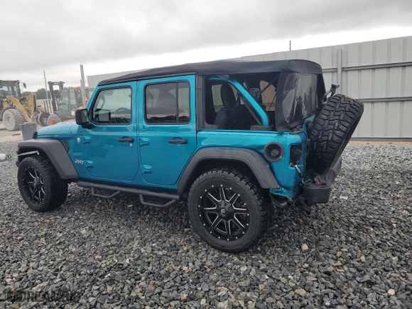 2020 Jeep Wrangler Unlimited Sport Altitude with VIN 1C4HJXDG7LW201640, listed as a Copart auction lot 52312435 with 40,311 mi miles and Salvage Title. Bid and sale history available at carsss.com. Image 2.
