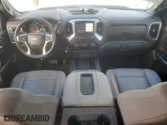 2019 Chevrolet Silverado 1500 LTZ with VIN 1GCUYGEDXKZ163879, listed as a Copart auction lot 42120705 with 52,641 mi miles and Salvage Title. Bid and sale history available at DreamBid. Image 8.