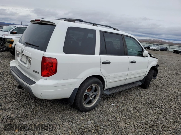 2005 Honda Pilot EX-L with VIN 2HKYF18595H532672, listed as a Copart auction lot 86704284 with 268,018 mi miles and Salvage Title. Bid and sale history available at carsss.com. Image 3.