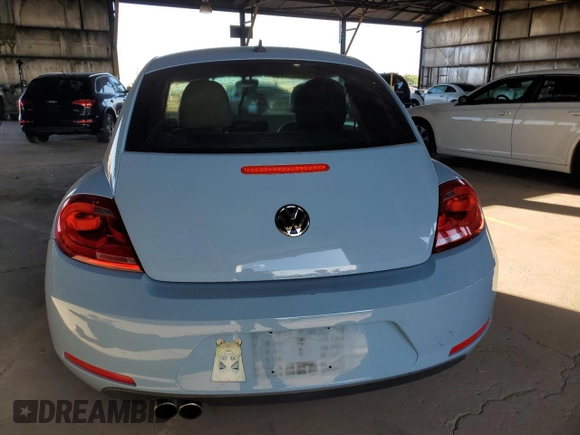 2014 Volkswagen Beetle with VIN 3VWH17AT4EM664448, listed as a Copart auction lot 72442064 with Not Provided miles and Salvage Title. Bid and sale history available at DreamBid. Image 6.