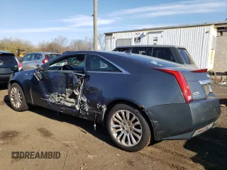 2013 Cadillac CTS Coupe Performance with VIN 1G6DL1E32D0123731, listed as a Copart auction lot 53700945 with 128,733 mi miles and Salvage Title. Bid and sale history available at carsss.com. Image 2.