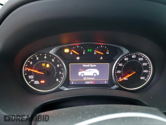 2021 GMC Terrain SLT with VIN 3GKALVEV7ML401992, listed as a Copart auction lot 84520944 with 26,615 mi miles and Salvage Title. Bid and sale history available at DreamBid. Image 9.