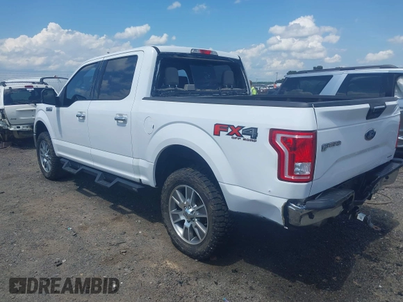 2015 Ford F-150 XLT with VIN 1FTEW1EFXFKD32631, listed as a IAAI auction lot 42454554 with 162,104 mi miles and . Bid and sale history available at DreamBid. Image 3.