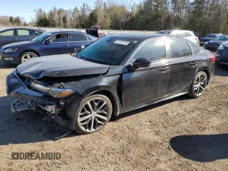 2022 Honda Civic Touring z VIN 2HGFE1F91NH001427, wystawiony jako Copart lot #53155195 z przebiegiem 83 921 mil mil oraz Szkoda całkowita • Salvage title. Historia ofert i sprzedaży dostępna na DreamBid. Obrazek 1.