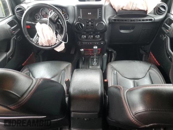 2017 Jeep Wrangler Unlimited Rubicon Recon with VIN 1C4HJWFG3HL729160, listed as a Copart auction lot 64184595 with 78,086 mi miles and Salvage title. Bid and sale history available at DreamBid. Image 8.
