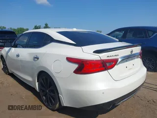 2017 Nissan Maxima SL with VIN 1N4AA6AP2HC411058, listed as a IAAI auction lot 42462494 with 107,341 mi miles and . Bid and sale history available at DreamBid. Image 3.