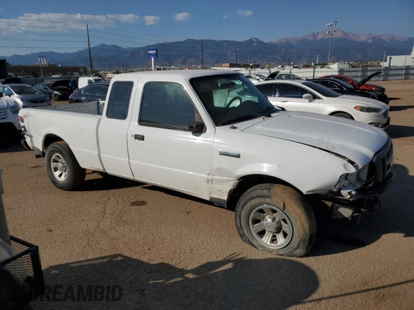 2010 Ford Ranger with VIN 1FTLR1EE1APA12017, listed as a Copart auction lot 75311044 with 407,217 mi miles and Salvage Title. Bid and sale history available at DreamBid. Image 4.