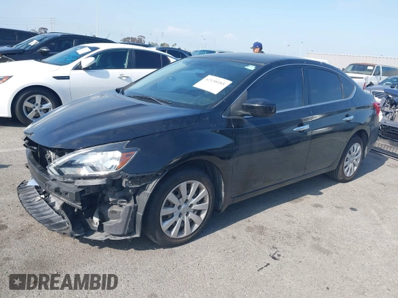 2017 Nissan Sentra SV with VIN 3N1AB7AP2HY335185, listed as a IAAI auction lot 42158185 with 41,043 mi miles and . Bid and sale history available at carsss.com. Image 2.