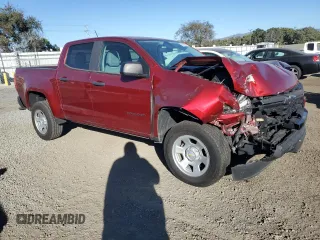 2021 Chevrolet Colorado 2WD Work Truck with VIN 1GCGSBEN0M1174272, listed as a Copart auction lot 84538594 with 58,052 mi miles and Salvage title. Bid and sale history available at DreamBid. Image 4.