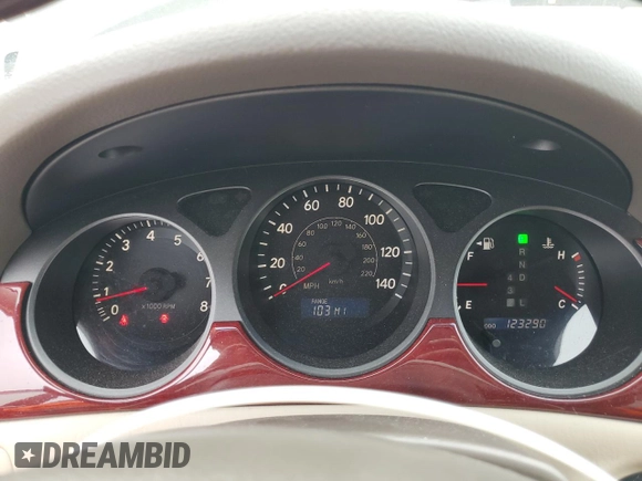 2002 Lexus ES 300 with VIN JTHBF30G520049637, listed as a Copart auction lot 58235085 with 123,290 mi miles and Salvage title. Bid and sale history available at DreamBid. Image 9.