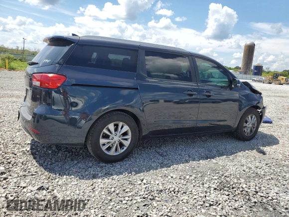 2015 Kia Sedona LX with VIN KNDMB5C14F6043095, listed as a Copart auction lot 69256824 with 181,202 mi miles and Salvage Title. Bid and sale history available at DreamBid. Image 3.