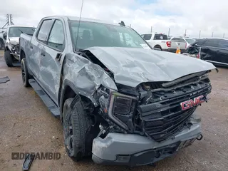 2024 GMC Sierra 1500 Elevation with VIN 1GTPHCEK6RZ194075, listed as a IAAI auction lot 42200564 with 37,290 mi miles and . Bid and sale history available at DreamBid. Image 1.