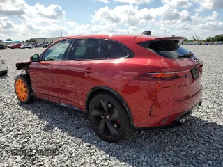2023 Jaguar F-Pace SVR with VIN SADCZ2EEXPA708753, listed as a Copart auction lot 53111765 with 51,378 mi miles and Salvage Title. Bid and sale history available at DreamBid. Image 2.