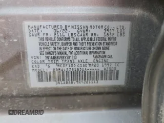 2022 Nissan Sentra S with VIN 3N1AB8BV9NY281513, listed as a Copart auction lot 82702674 with 51,051 mi miles and Salvage Title. Bid and sale history available at carsss.com. Image 13.