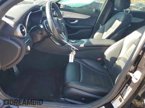 2019 Mercedes-Benz C 300 with VIN 55SWF8DB9KU305969, listed as a Copart auction lot 52732475 with 60,343 mi miles and Salvage title. Bid and sale history available at DreamBid. Image 7.