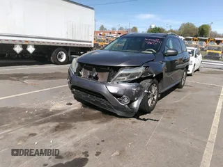 2015 Nissan Pathfinder S with VIN 5N1AR2MN1FC723483, listed as a IAAI auction lot 41808041 with 130,899 mi miles. Bid and sale history available at carsss.com. Image 18.