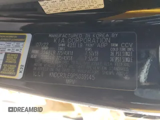 2023 Kia Niro EX with VIN KNDCR3LE9P5039145, listed as a Copart auction lot 42771465 with 89,863 mi miles and Salvage Title. Bid and sale history available at carsss.com. Image 14.