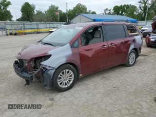 2013 Toyota Sienna XLE AAS with VIN 5TDYK3DC3DS363883, listed as a Copart auction lot 53653635 with 202,678 mi miles and Salvage title. Bid and sale history available at DreamBid. Image 1.