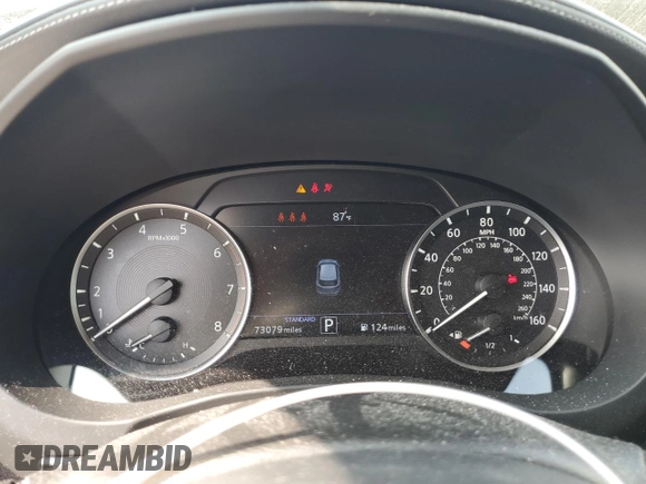 2022 Infiniti QX50 Pure with VIN 3PCAJ5AB1NF116220, listed as a Copart auction lot 48974075 with 73,079 mi miles and Salvage title. Bid and sale history available at DreamBid. Image 9.