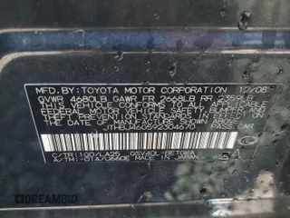 2009 Lexus ES 330 with VIN JTHBJ46G592304670, listed as a Copart auction lot 53319345 with 218,569 mi miles and Salvage Title. Bid and sale history available at DreamBid. Image 12.