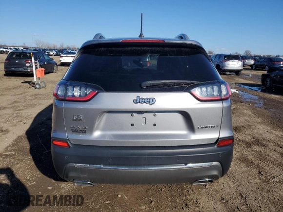 2019 Jeep Cherokee Limited with VIN 1C4PJMDX2KD383123, listed as a Copart auction lot 50244275 with Not Provided miles and Salvage Title. Bid and sale history available at DreamBid. Image 6.