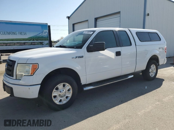 2009 Ford F-150 STX with VIN 1FTRX14W89KB90946, listed as a Copart auction lot 54180835 with 168,558 mi miles and Clean Title. Bid and sale history available at carsss.com. Image 1.