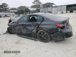 2024 BMW 3 Series M340i with VIN 3MW49FS09R8E37275, listed as a Copart auction lot 78143354 with 0 mi miles and Salvage Title. Bid and sale history available at carsss.com. Image 2.
