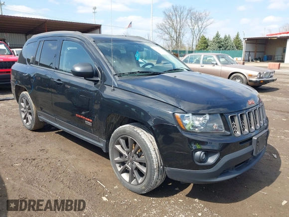 2017 Jeep Compass Sport with VIN 1C4NJCBB2HD134094, listed as a IAAI auction lot 41892856 with 59,642 mi miles and . Bid and sale history available at DreamBid. Image 1.