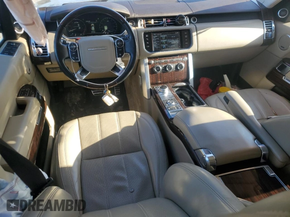 2015 Land Rover Range Rover Supercharged с VIN SALGS3TF2FA218690, выставлен на аукционе Copart как лот 46417235 с пробегом 106 784 миль миль и Списание • Salvage title. История ставок и продаж доступна на DreamBid. Изображение 8.