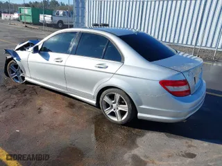 2011 Mercedes-Benz C-Class C 300 Sport with VIN WDDGF5EB8BF635803, listed as a IAAI auction lot 41404577 with 132,040 mi miles. Bid and sale history available at carsss.com. Image 3.