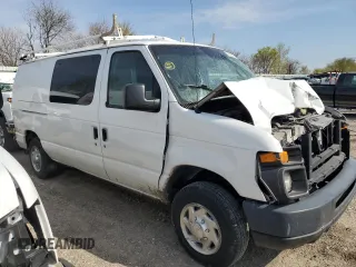 2013 Ford Econoline Cargo Commercial with VIN 1FTNE1EW8DDA30307, listed as a Copart auction lot 51963455 with 227,785 mi miles and Salvage Title. Bid and sale history available at DreamBid. Image 4.