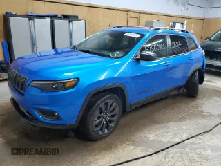2021 Jeep Cherokee Latitude Lux with VIN 1C4PJMMX1MD218943, listed as a Copart auction lot 59580925 with 32,322 mi miles and Salvage title. Bid and sale history available at DreamBid. Image 1.