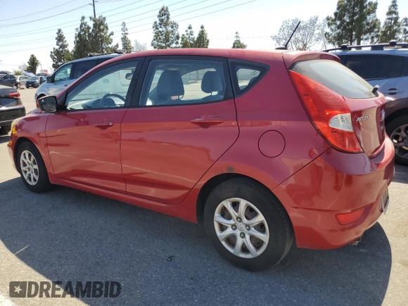 2014 Hyundai Accent GS z VIN KMHCT5AE8EU156715, wystawiony jako Copart lot #58159135 z przebiegiem 183 247 mil mil oraz Czysty tytuł • Clean title. Historia ofert i sprzedaży dostępna na DreamBid. Obrazek 2.