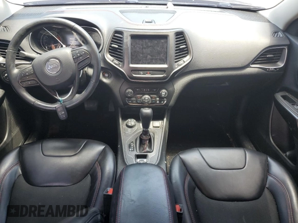 2019 Jeep Cherokee Trailhawk с VIN 1C4PJMBX5KD278692, выставлен на аукционе Copart как лот 56912285 с пробегом 110 964 миль миль и Списание • Salvage title. История ставок и продаж доступна на DreamBid. Изображение 8.
