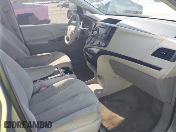 2012 Toyota Sienna LE AAS с VIN 5TDKK3DC7CS200870, выставлен на аукционе IAAI как лот 42394249 с пробегом 163 020 миль миль и . История ставок и продаж доступна на DreamBid. Изображение 5.