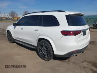 2021 Mercedes-Benz GLS 580 with VIN 4JGFF8GE9MA566937, listed as a IAAI auction lot 41823174 with 61,404 mi miles and . Bid and sale history available at DreamBid. Image 3.