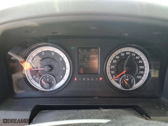 2014 Ram 1500 Express with VIN 1C6RR7KT7ES162823, listed as a Copart auction lot 48809825 with 123,766 mi miles and Salvage Title. Bid and sale history available at carsss.com. Image 9.