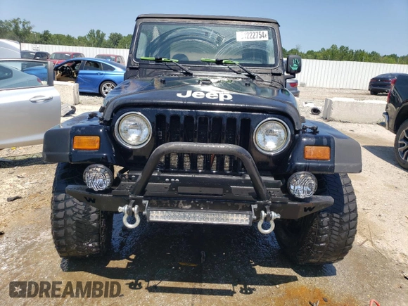1997 Jeep Wrangler SE with VIN 1J4FY29P2VP431639, listed as a Copart auction lot 61222754 with 225,081 mi miles and Salvage Title. Bid and sale history available at carsss.com. Image 5.