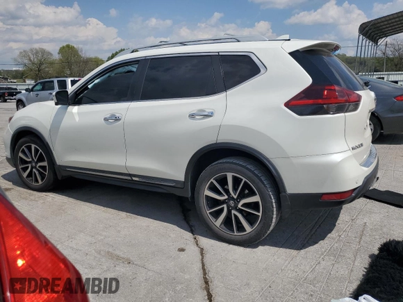 2019 Nissan Rogue SL with VIN 5N1AT2MV3KC782482, listed as a Copart auction lot 52784875 with 117,405 mi miles and Salvage Title. Bid and sale history available at carsss.com. Image 2.